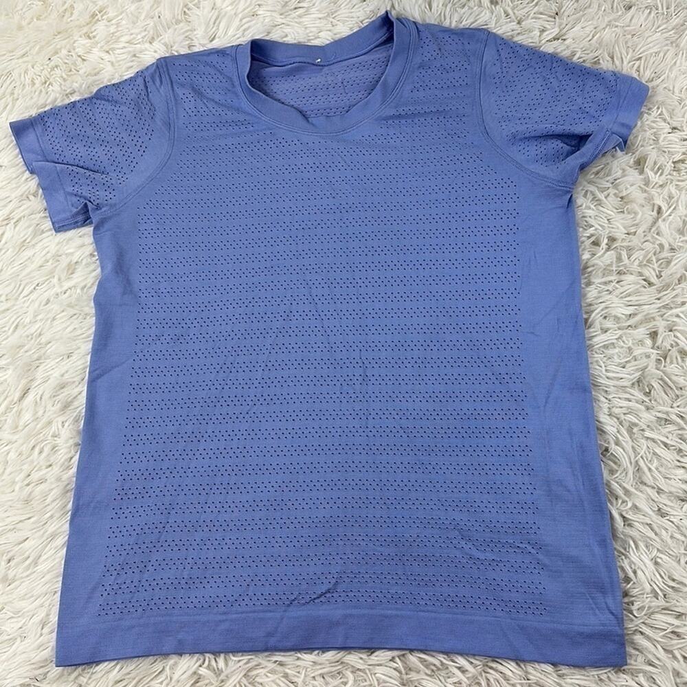 Lululemon Breeze By Short Sleeve *Squad Hydrangea Blue / Hydrangea Blue